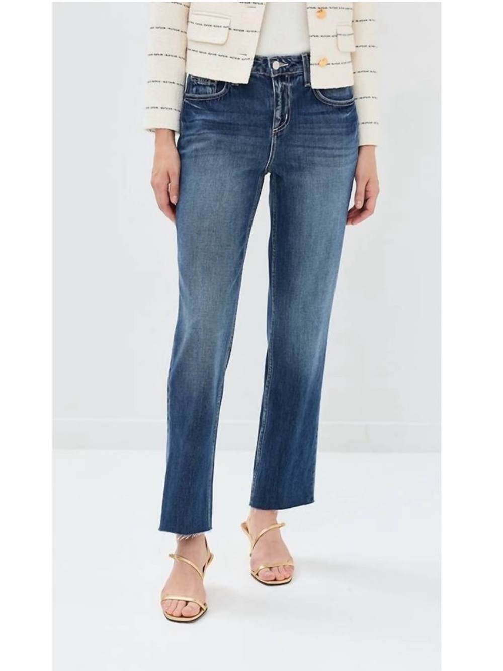 L'AGENCE milana low rise jeans